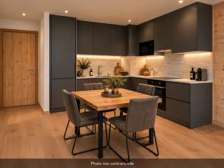 Appartement avec vue montagne - 3 pers., Appartement 3 personnes à Les Deux Alpes : photo 2