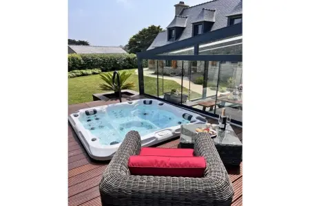 Villa Ty Arvorig 5 étoiles, spa privé, bord de mer à Brignogan : photo 2