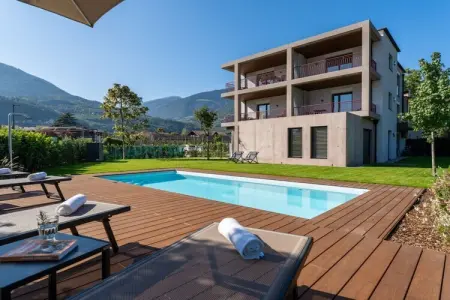 Maison avec piscine et jardin privés à Lana, Italie : photo 2