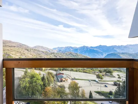 Studio alcôve vue vallée, double balcon, pistes à 100 m - Le Corbier : photo 11