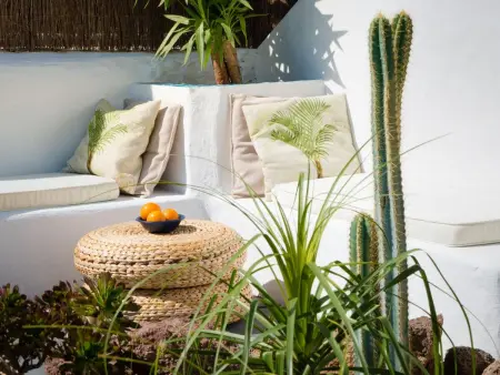 Maison de village avec jardin tropical privé et grill à Guatiza : photo 15
