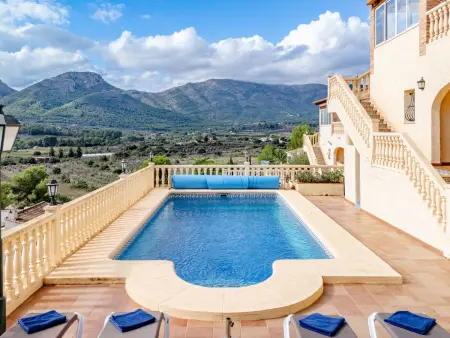 Villa Vista Xalo à Jalón-Xaló : piscine privée et vue sur la vallée : photo 5