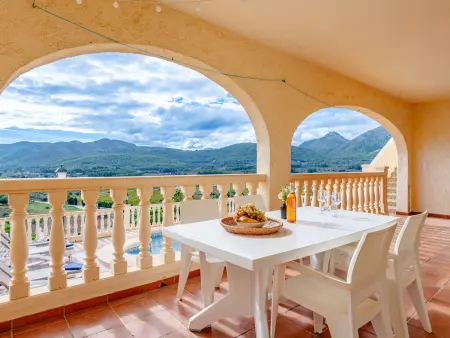 Villa Vista Xalo à Jalón-Xaló : piscine privée et vue sur la vallée : photo 42
