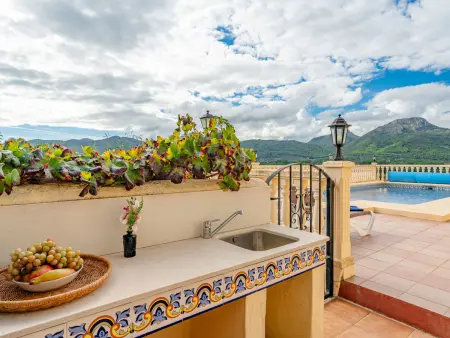 Villa Vista Xalo à Jalón-Xaló : piscine privée et vue sur la vallée : photo 45