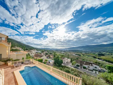 Villa Vista Xalo à Jalón-Xaló : piscine privée et vue sur la vallée : photo 47