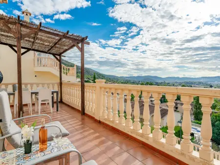 Villa Vista Xalo à Jalón-Xaló : piscine privée et vue sur la vallée : photo 48
