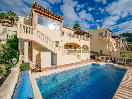 Villa Vista Xalo à Jalón-Xaló : piscine privée et vue sur la vallée : photo 50