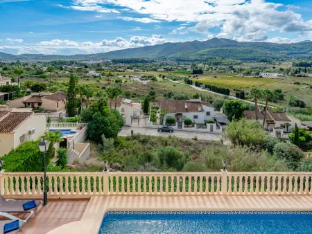 Villa Vista Xalo à Jalón-Xaló : piscine privée et vue sur la vallée : photo 53
