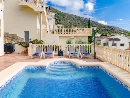Villa Vista Xalo à Jalón-Xaló : piscine privée et vue sur la vallée : photo 54