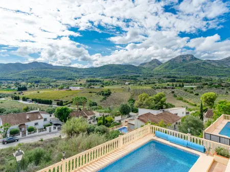 Villa Vista Xalo à Jalón-Xaló : piscine privée et vue sur la vallée : photo 56