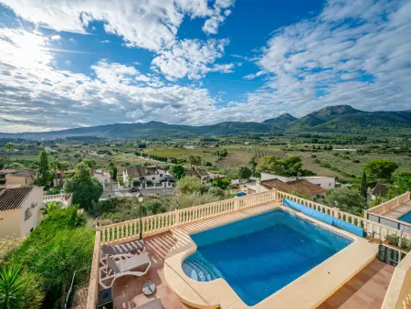 Villa Vista Xalo à Jalón-Xaló : piscine privée et vue sur la vallée : photo 57