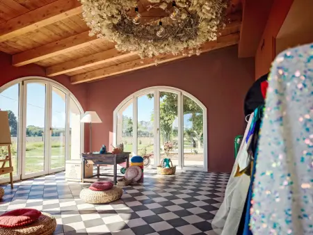Casa Brughiera : gîte de ferme à Polverigi, jardin clos de 3 000 m² : photo 6