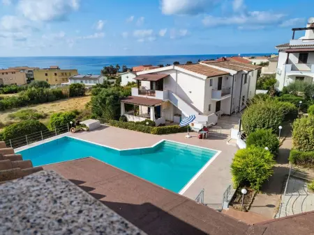 Rosa Montana : appartement vue mer et piscine à Castelsardo : photo 13