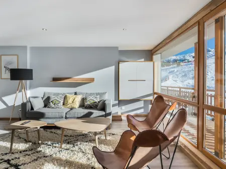 Appartement rénové 6 pers, accès direct pistes, terrasse, WIFI à Courchevel : photo 9