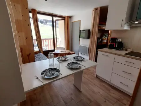 Appartement rénové avec balcon - 4 pers., Appartement 4 personnes à La Plagne Montalbert : photo 2