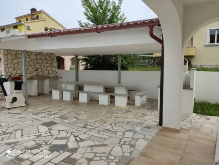 Villa Mata in Bogovići mit Pool und Meerblick, Maison 14 personnes à Krk Milohnići : photo 26