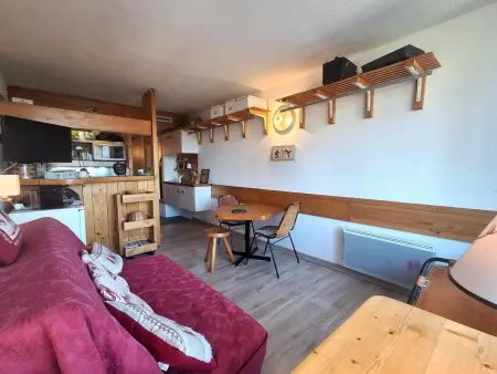Studio cabine confortable, pied des pistes - 5 pers. : photo 3
