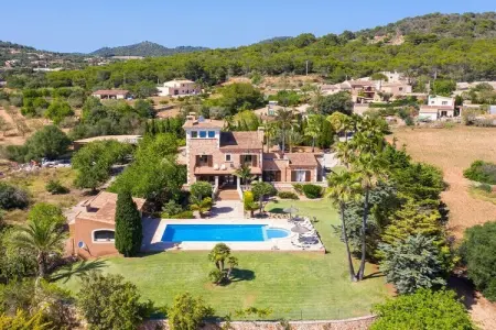 408523, Villa à Cala D'or avec piscine : photo 23