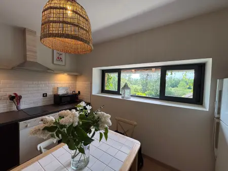 Gîte rénové face aux prairies - 4 pers., Gîte 4 personnes à Dun sur Auron : photo 9