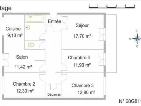 Appartement spacieux au centre de Colmar, Appartement 6 personnes à Colmar : photo 35