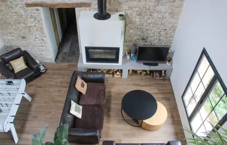 Gite Normandie Avec Piscine, Maison 14 personnes à Saint Aubin sur Gaillon : photo 12