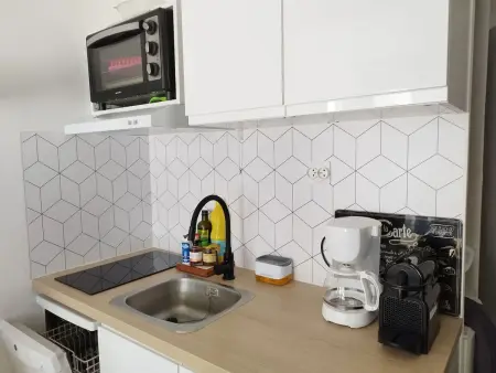 Appartement cosy Canet-en-Roussillon 27 m² Terrasse : photo 3