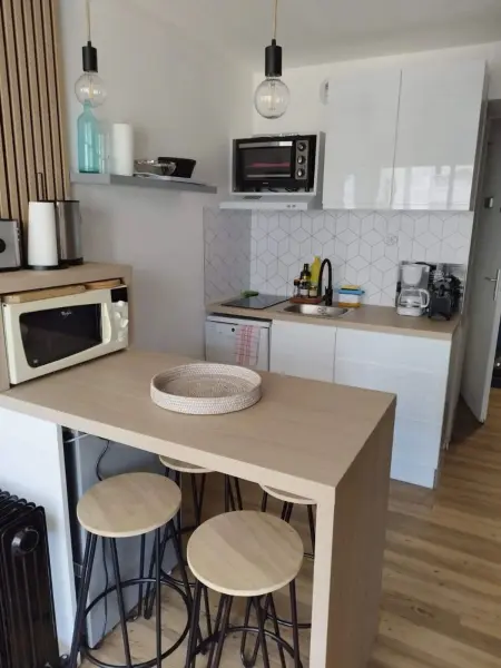 Appartement cosy Canet-en-Roussillon 27 m² Terrasse : photo 5