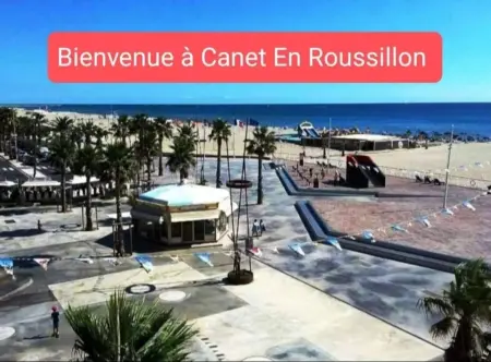 Appartement cosy Canet-en-Roussillon 27 m² Terrasse : photo 45
