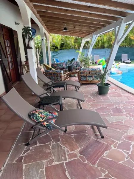 Villa familiale Saint-François avec piscine, Villa 12 personnes à Saint François : photo 6