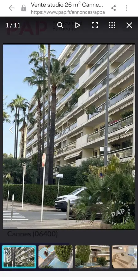 Studio Cannes 26 m², climatisation, Appartement 2 personnes à Cannes : photo 45