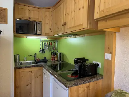 Studio spacieux, vue montagne, parking - 4 pers. : photo 4