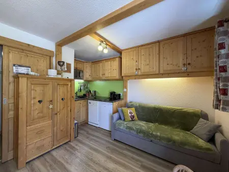 Studio spacieux, vue montagne, parking - 4 pers. : photo 7