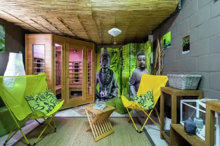Villa du Bois Fairol : maison 8 pers. avec sauna et boxes chevaux : photo 33