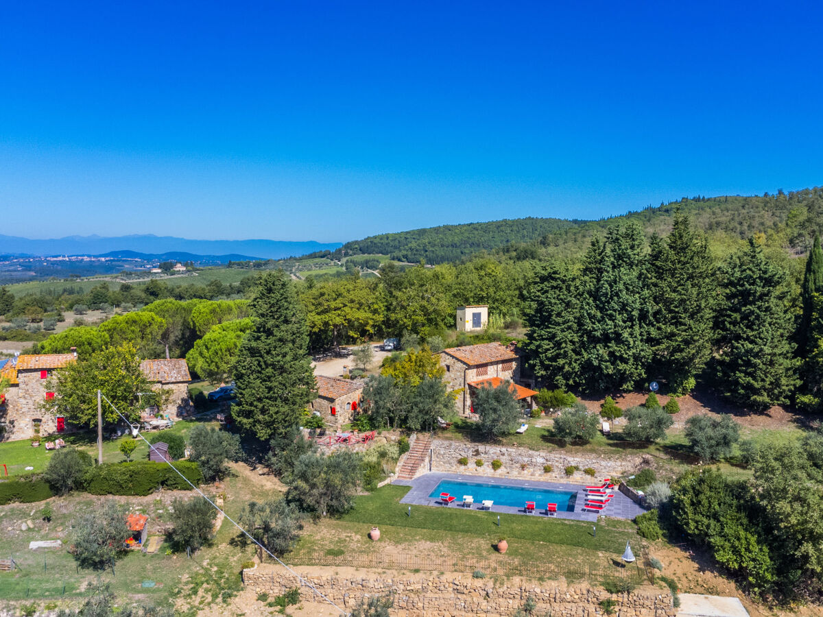 Gîte rural Badia a Passignano, vue abbaye - Photo 2