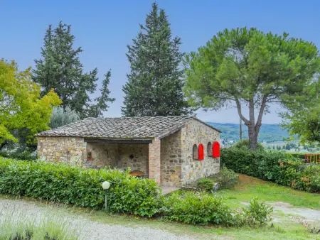 Gîte rural Badia a Passignano, vue abbaye
