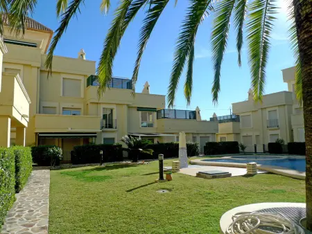 Appartement Medina del Sol I à Dénia, terrasse et vue piscine : photo 2