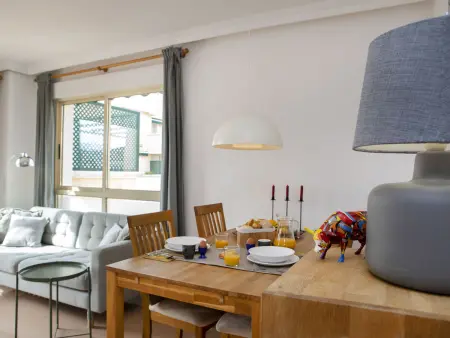 Appartement Medina del Sol I à Dénia, terrasse et vue piscine : photo 7