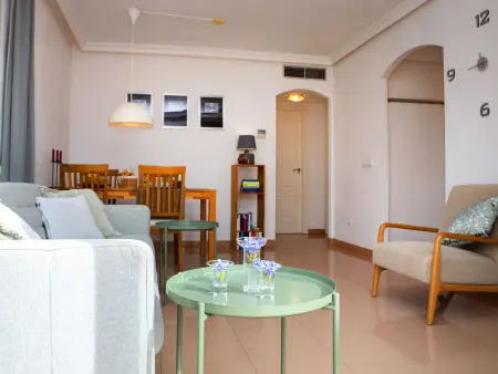 Appartement Medina del Sol I à Dénia, terrasse et vue piscine : photo 10