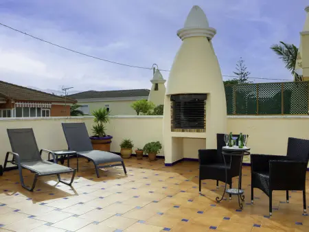 Appartement Medina del Sol I à Dénia, terrasse et vue piscine : photo 17