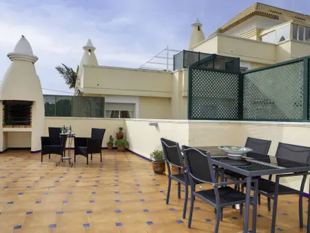 Appartement Medina del Sol I à Dénia, terrasse et vue piscine : photo 18