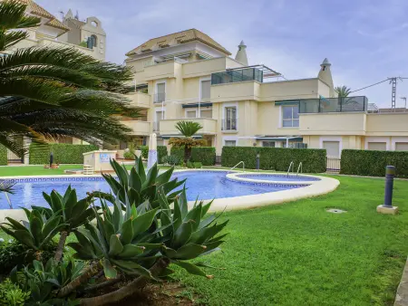 Appartement Medina del Sol I à Dénia, terrasse et vue piscine : photo 21