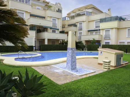 Appartement Medina del Sol I à Dénia, terrasse et vue piscine : photo 23
