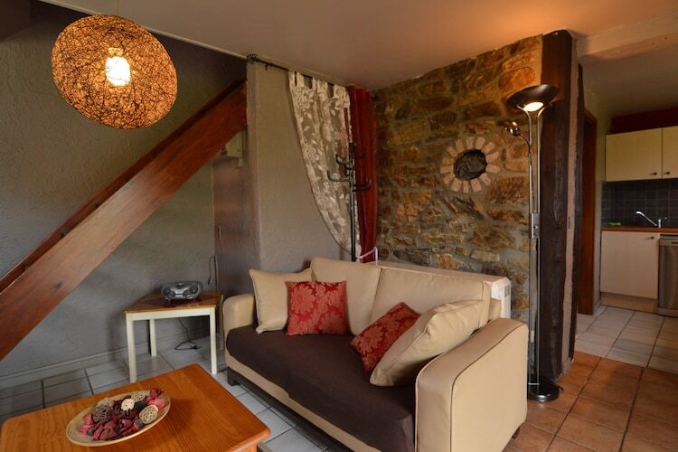 Gîte La Lavande à Stoumont, cheminée et terrasse - Photo 1