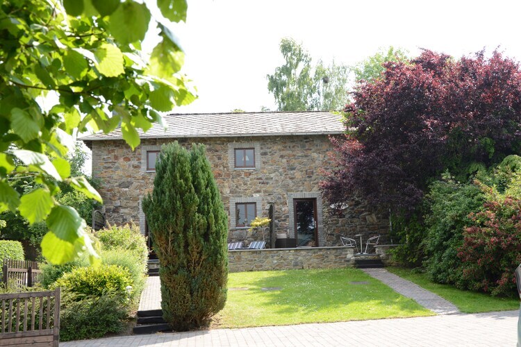 Gîte La Lavande à Stoumont, cheminée et terrasse - Photo 14