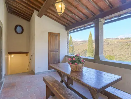 Maison Reggine à Panzano, 210 m² et vue panoramique : photo 30