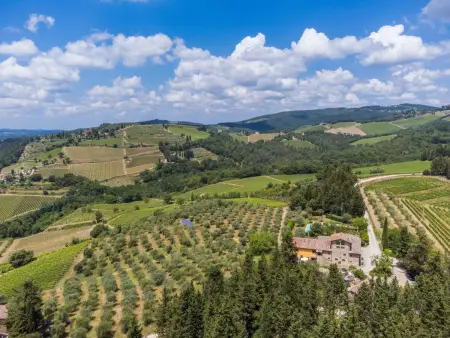 Maison Reggine à Panzano, 210 m² et vue panoramique : photo 49