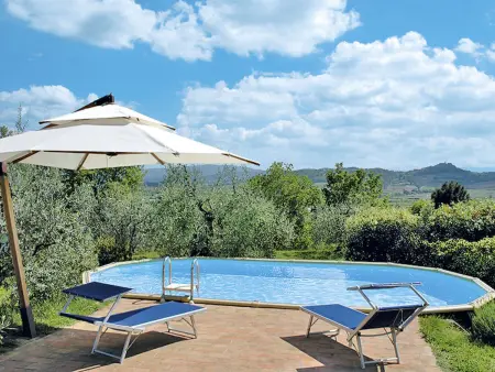 Maison Il Fienile à Casole d'Elsa, vignobles et piscine : photo 3