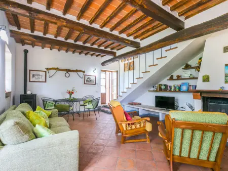 Maison Il Fienile à Casole d'Elsa, vignobles et piscine : photo 6