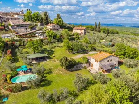 Maison Il Fienile à Casole d'Elsa, vignobles et piscine : photo 49