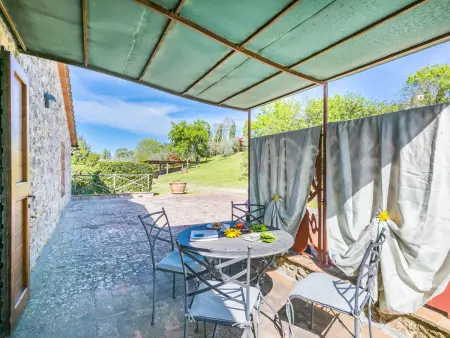 Maison Il Fienile à Casole d'Elsa, vignobles et piscine : photo 51